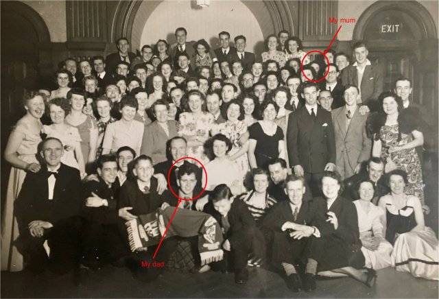 Hibs Supporters Club Tynecastle Branch 1949