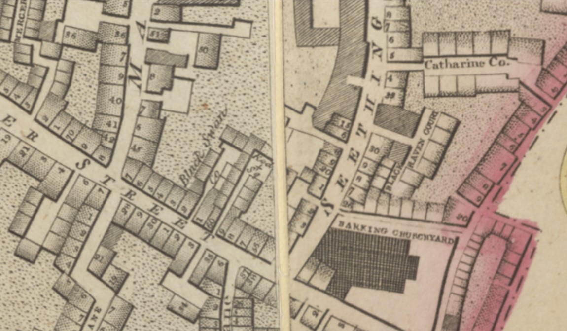 1792-1799-Horwoods Map of London (detail)