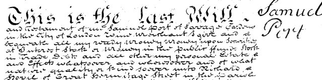 Will of Samuel Port